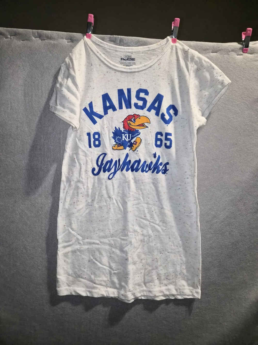 Kansas Jayhawks KU 1865 Graphic T-Shirt – Women’s Small